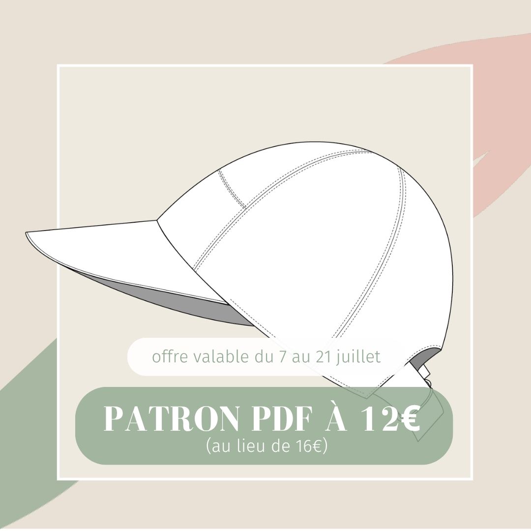 Patron de Casquette de Base Ball - Tuto pour coudre une casquette 189