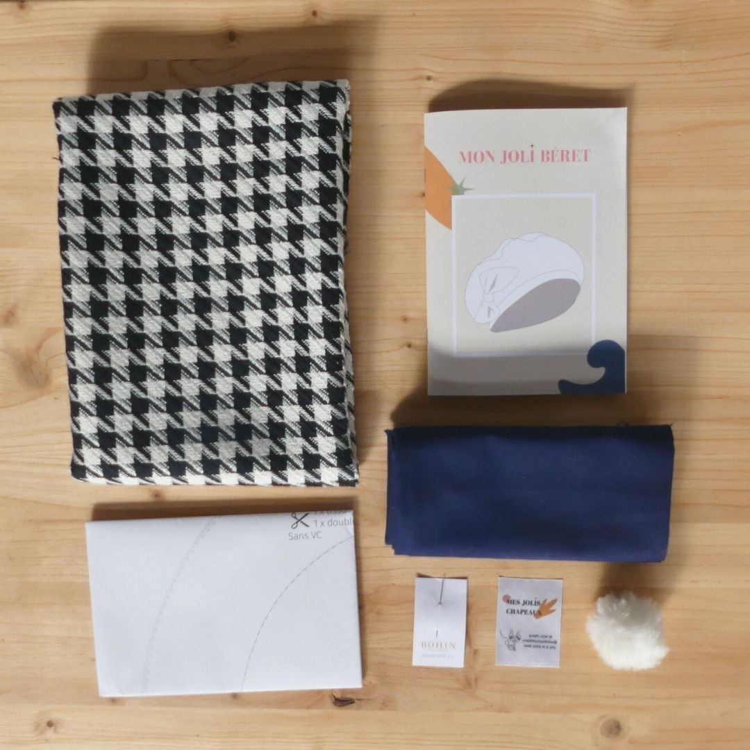 Kit pour coudre un béret - Mes Jolis Chapeaux 33
