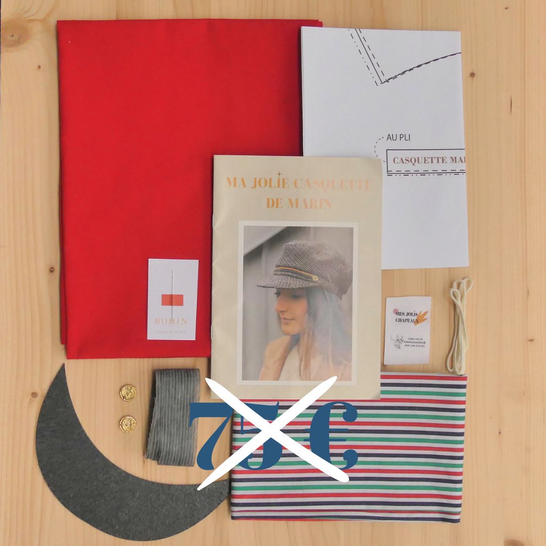 Kit couture casquette de marin promo14