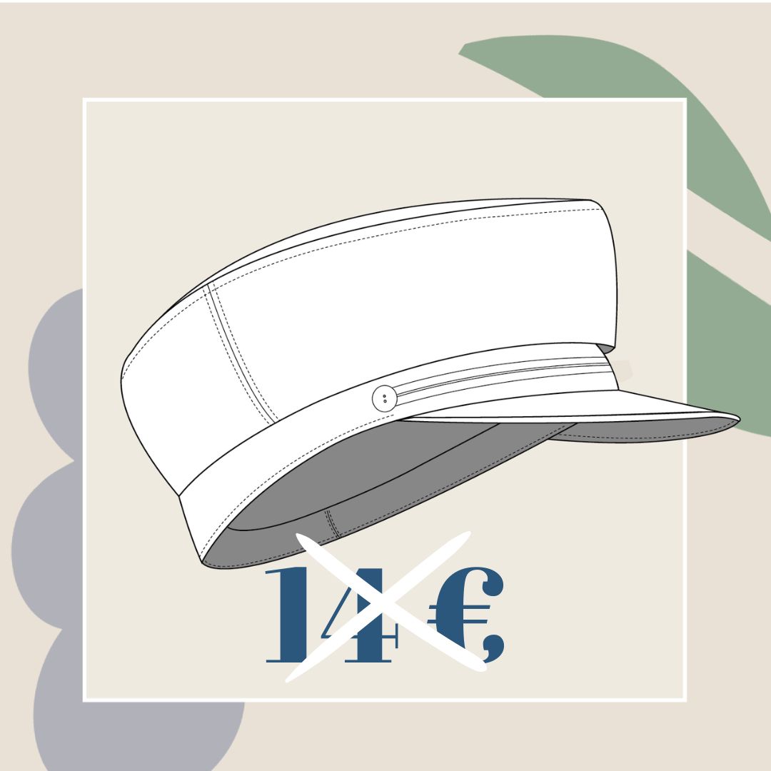 Patron de couture casquette de marin promo23